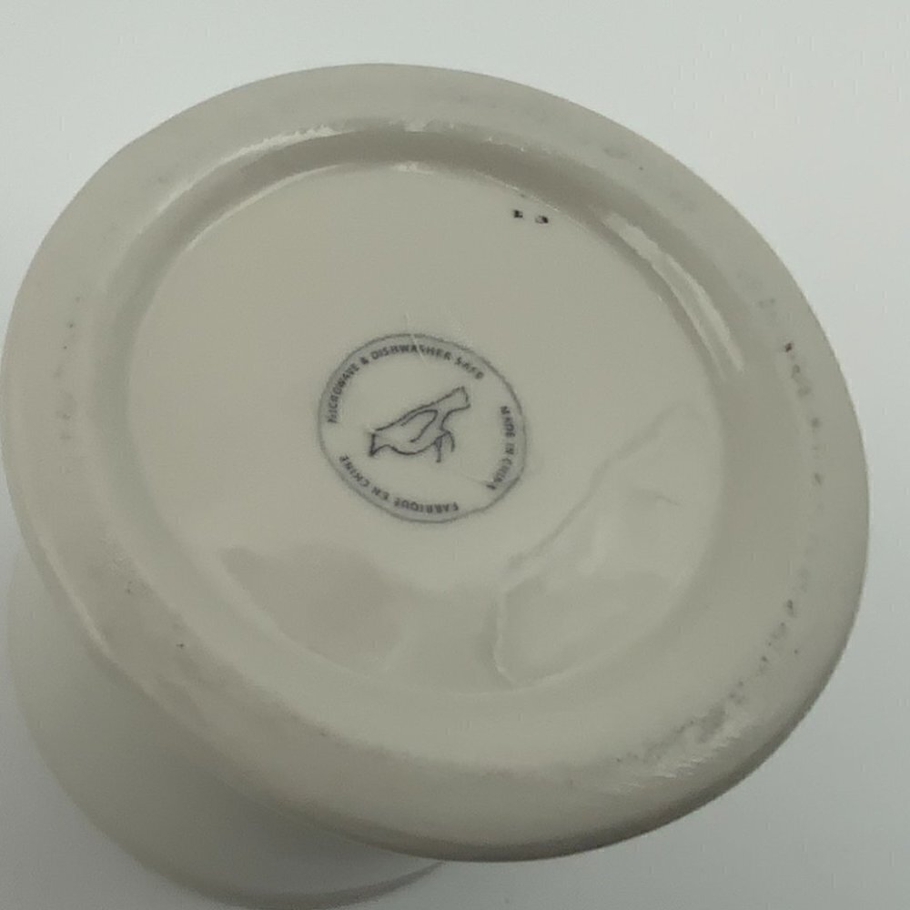 Anthropologie Monogram Letter " K " Ceramic Coffee Teacup Mug Personalized - Picture 7 of 7